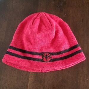 NEW Vinrage Bacardi Red Beanie Hat Adult One Size Cotton Blend